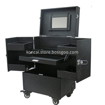 Aluminum Professional Cosmetic Trolley Cases
